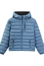 Quilted Down Hooded Puffer Jacket