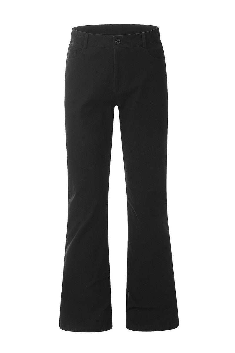 Draped Flare Jeans