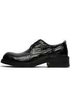 Reflective Buckle Derby Shoes