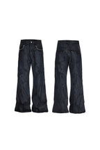 Waxed Studded Jeans