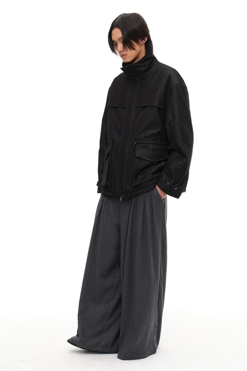Drawstring Padded Parka