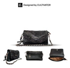 Snake Pattern Chain Shoulder Bag