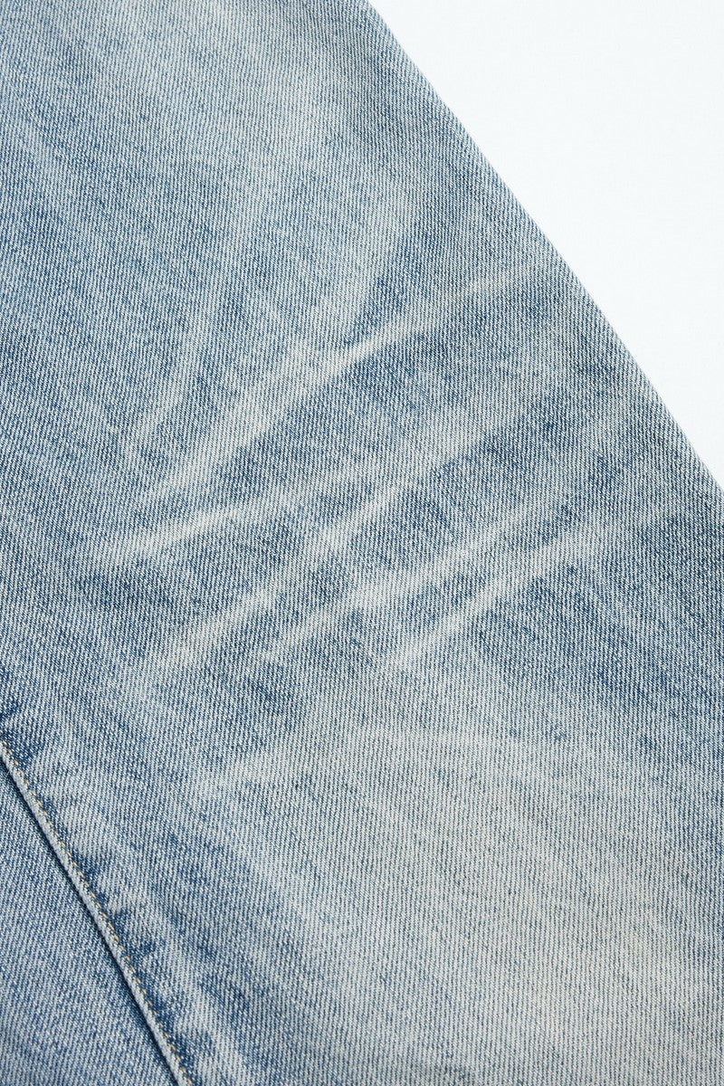 Washed Spine Detail Jeans