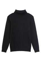 Tencel Cashmere Fitted Turtleneck Sweater
