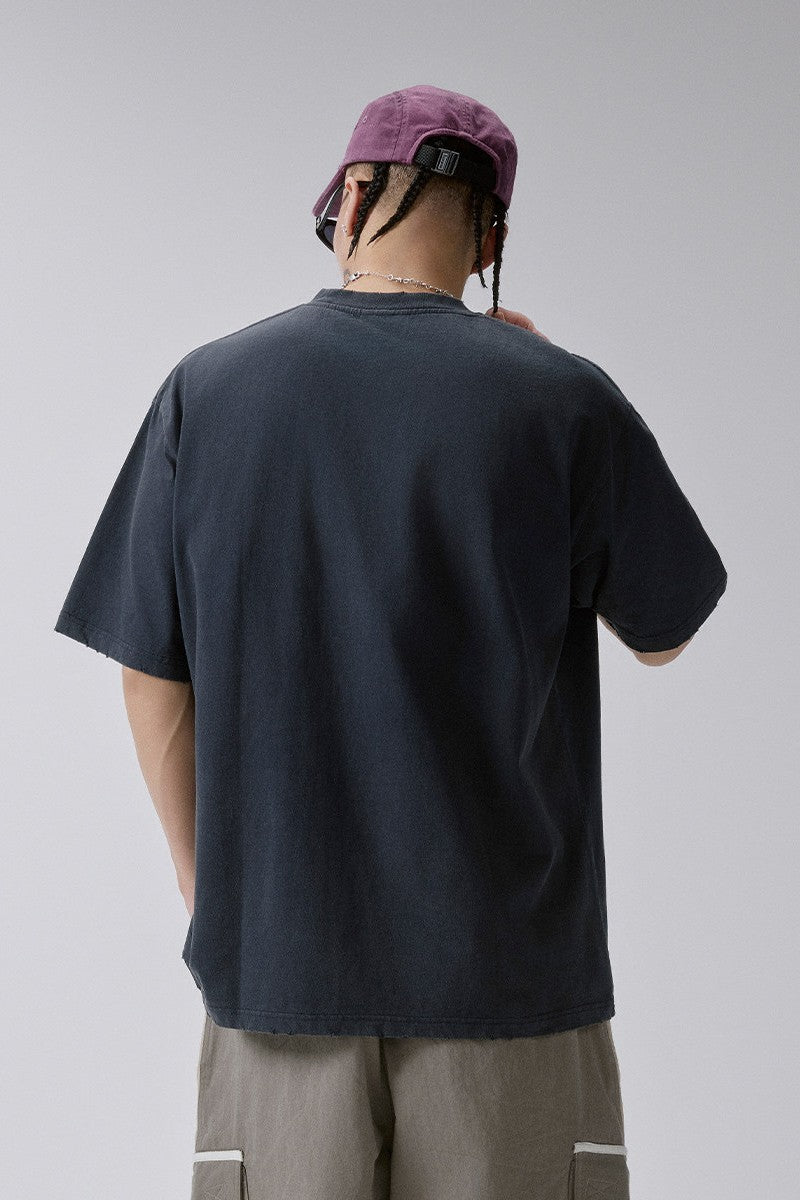 Distressed Badge T-Shirt