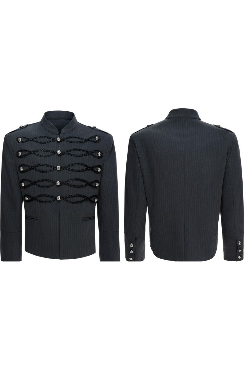Napoleon Striped Button Jacket