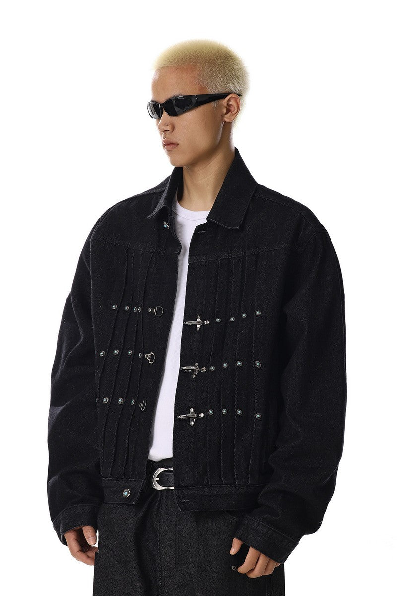 Vintage Buckle Denim Jacket