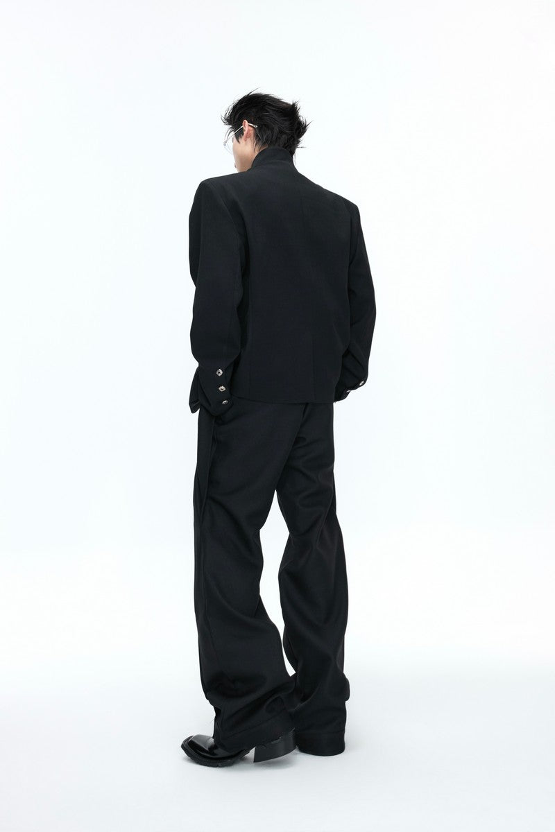 Layered V-Neck Blazer