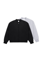 Boxy Zip Fleece Cardigan