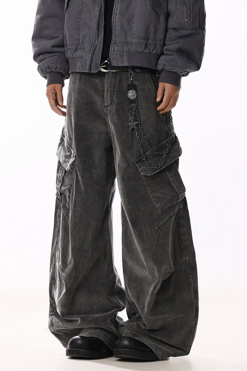 Vintage Curved Cargo Pants