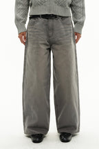 Sunfaded Washed Grey Jeans