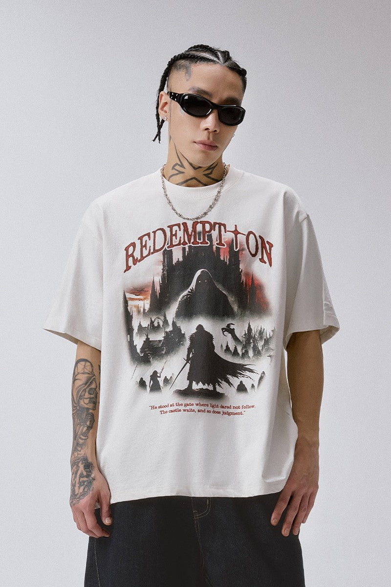 Vintage Castle Graphic T-Shirt