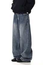 Washed Wide Jeans