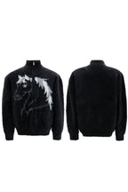 Jungle Knit High Neck Cardigan