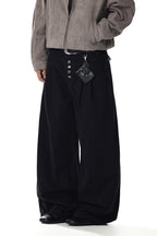 Five-Buttons Curved Jeans