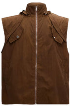 Distressed Sleeveless Utility Vest