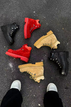 Extra Lift Combat Boots