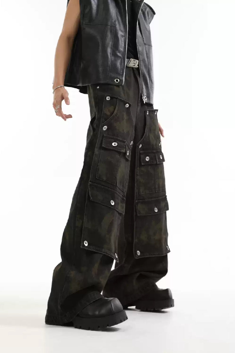 Multi-Pocket Carpenter Double Knee Trousers