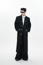 Tailored Split Hem Overcoat