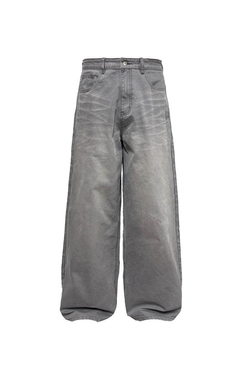 Sunfaded Washed Grey Jeans