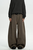 Brown Washed Blade Work Pants