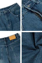 Double Pleat Baggy Jeans - EU Only