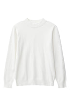 Wool Blend Mock Neck Sweater