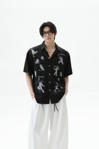 Tencel Phantom Print Short Sleeve Shirt