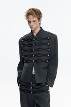 Napoleon Striped Button Jacket