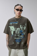 Washed Vintage Movie Graphic T-Shirt