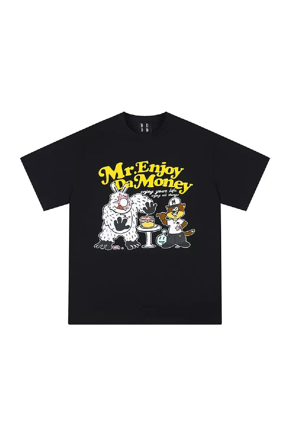 Cartoon Graffiti Print Tee