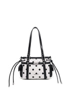 Polka Dot Basket Bag