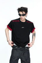 Contrast Crewneck T-Shirt