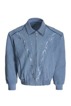 Washed Canvas Studded Jacket