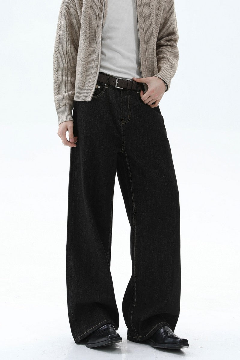 Handstitched Relaxed Fit Jeans