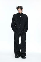 Layered V-Neck Blazer