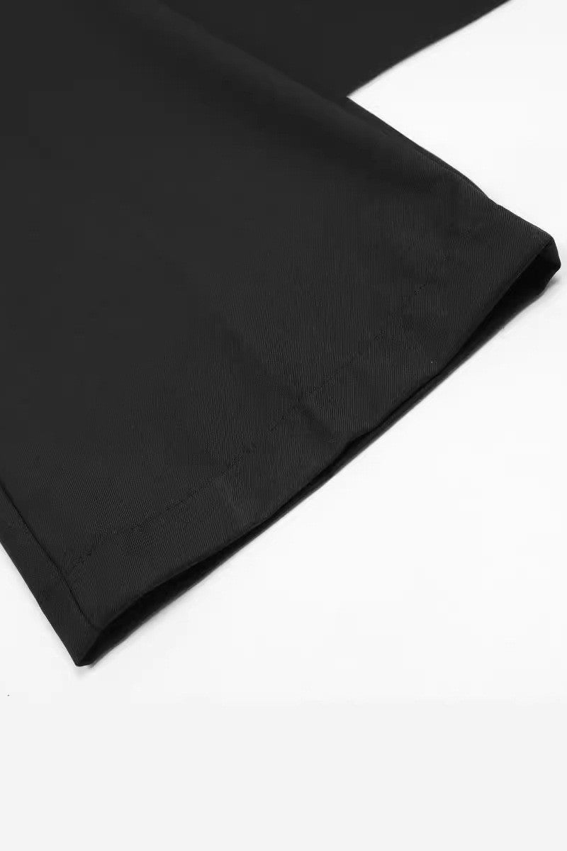 Slim Straight Flare Trousers