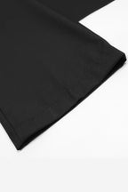 Slim Straight Flare Trousers