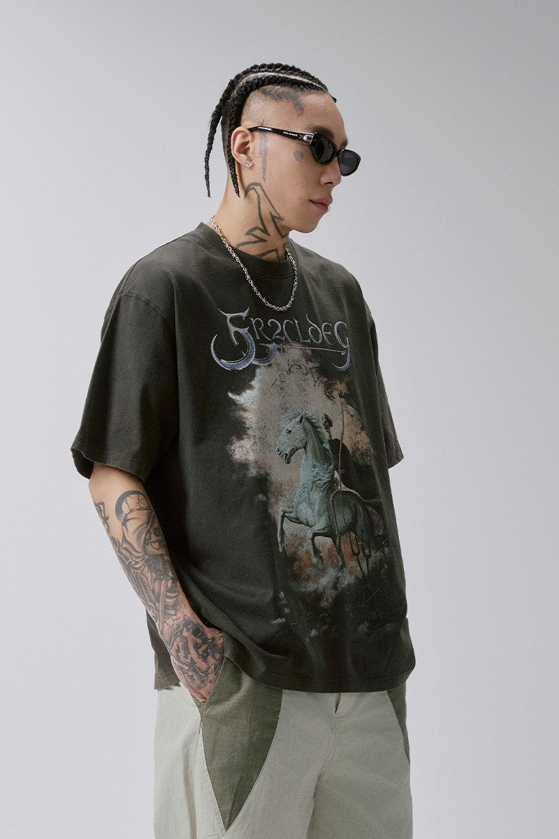Washed Vintage Graphic T-Shirt