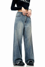 Straight Leg Wide Jeans