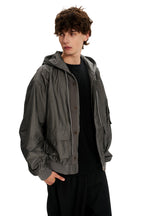 Hooded Utility Work Jacket