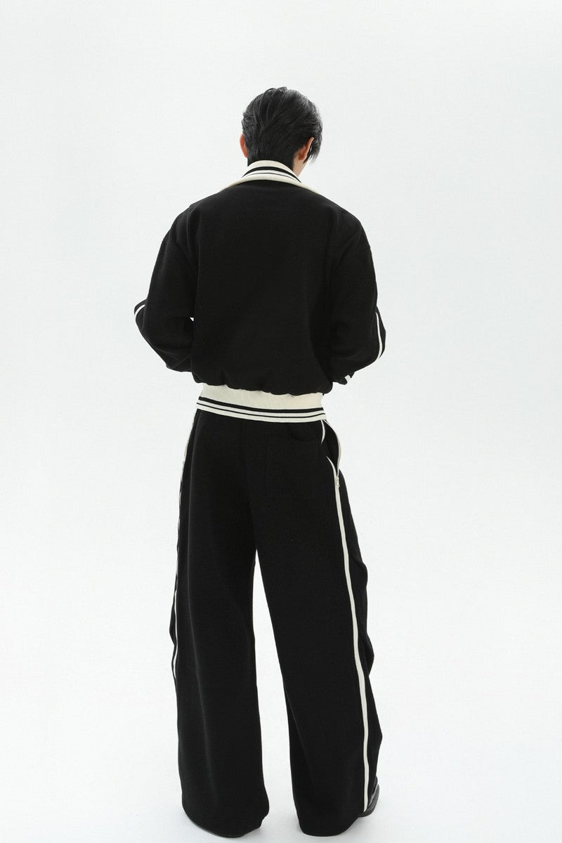 Colorblock Striped Sweatpants
