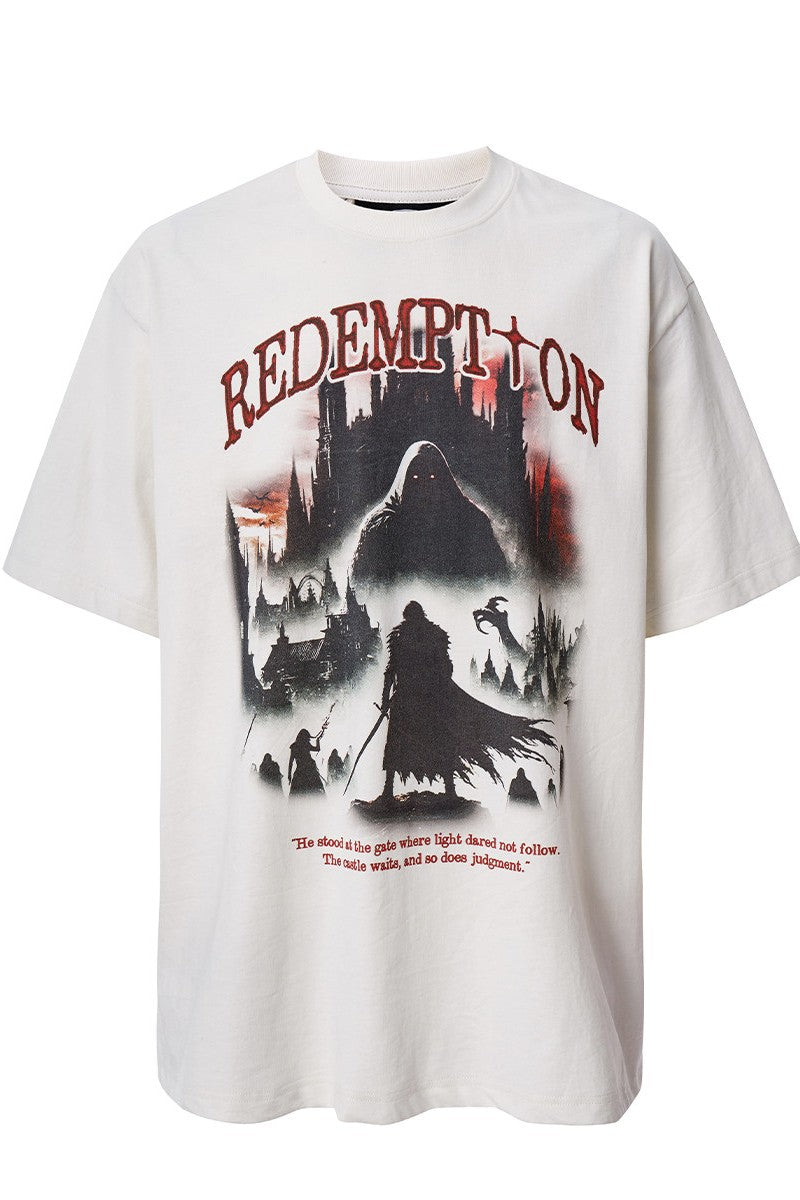 Vintage Castle Graphic T-Shirt