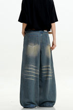 Blue Whiskered Vintage Jeans