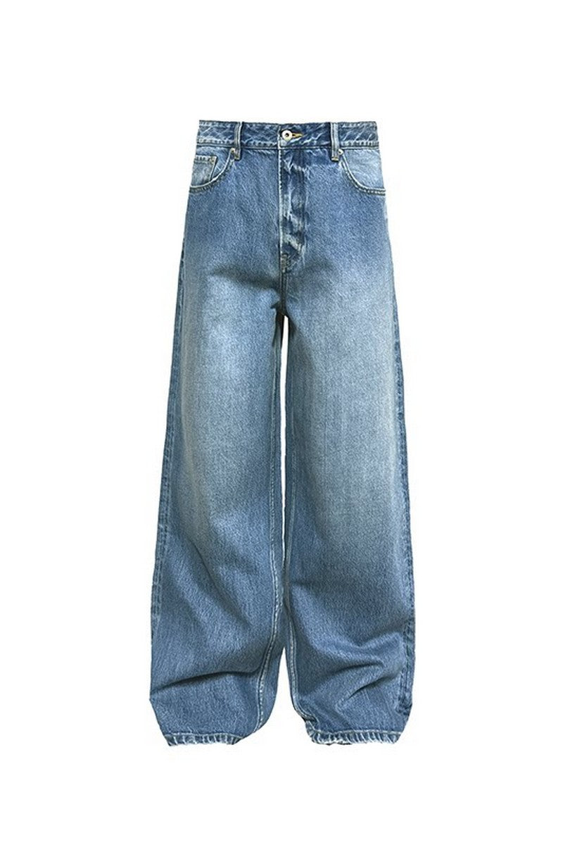 Clean Straight Washed Jeans