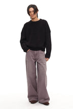 Wide Leg Washed Jeans