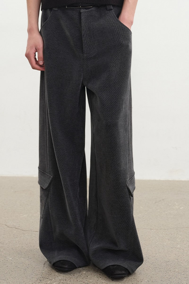 Washed Side Pocket Pants