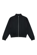 Cropped Zip-Up Sweater
