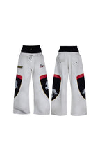 Washed Racing Baggy Sweatpants