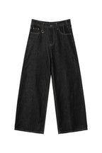 Vintage Washed Raw Denim Jeans